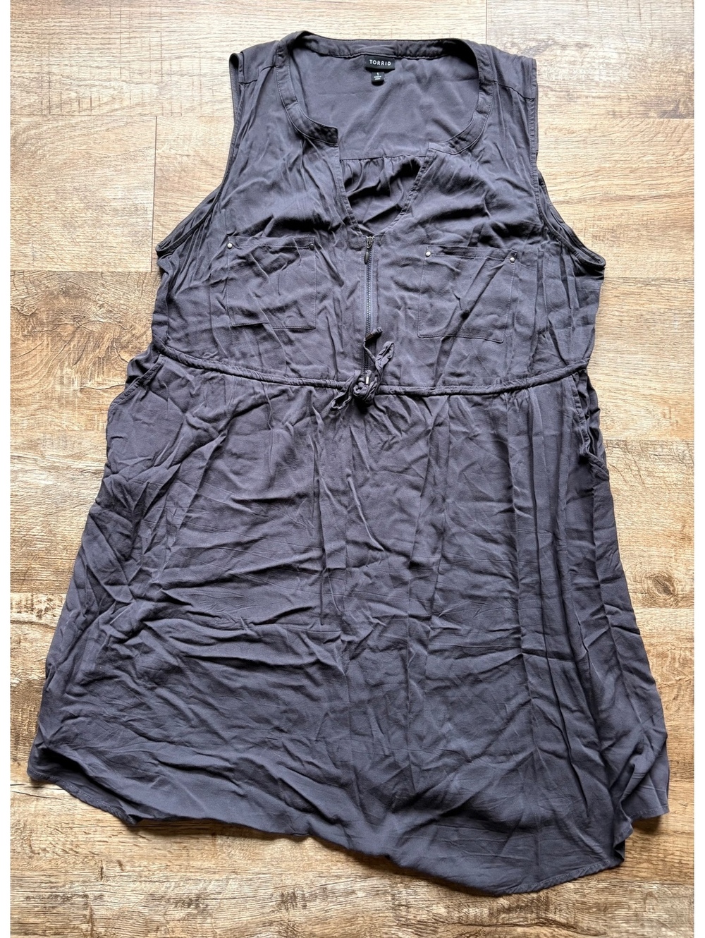 Torrid Sleeveless Black Tunic Dress Size 1 / 1X